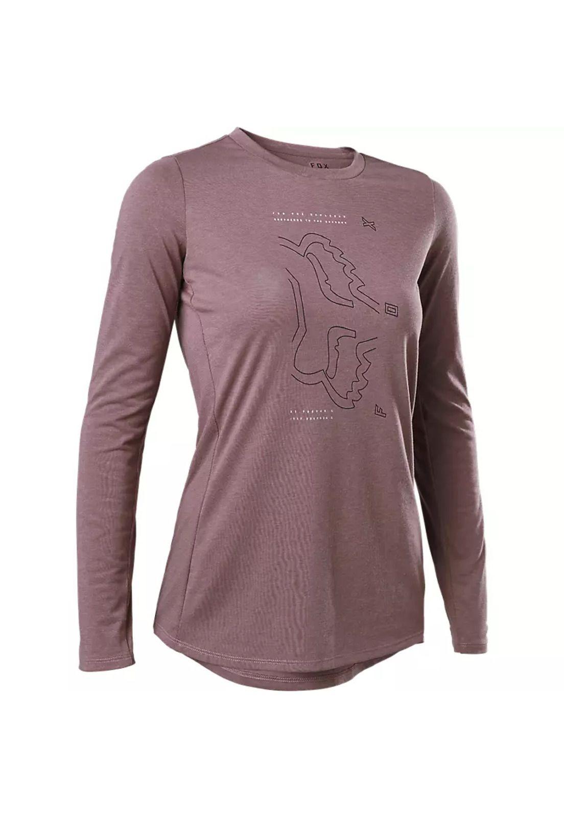 Polera Bicicleta Mujer Ranger Drirelease® Morado Fox-0