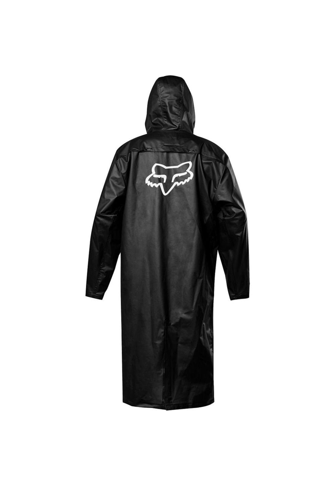 Chaqueta Moto Lluvia Pit Rain Negro Fox-1