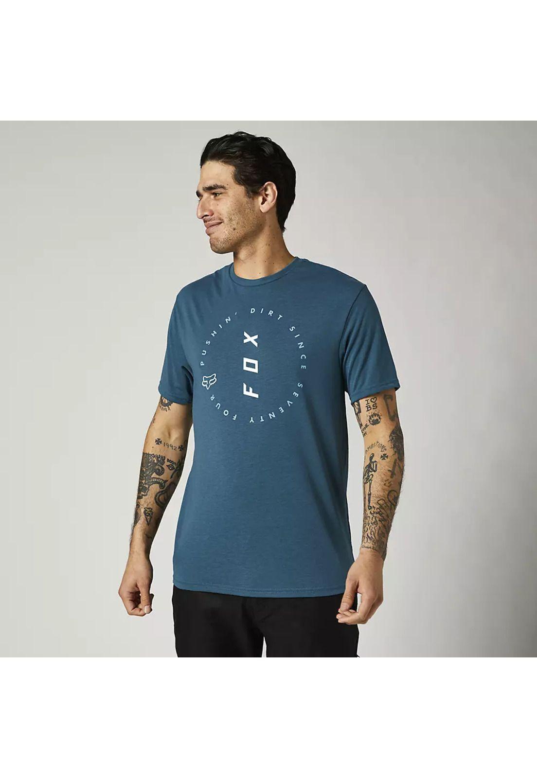Polera Lifestyle Clean Up Azul Fox-2