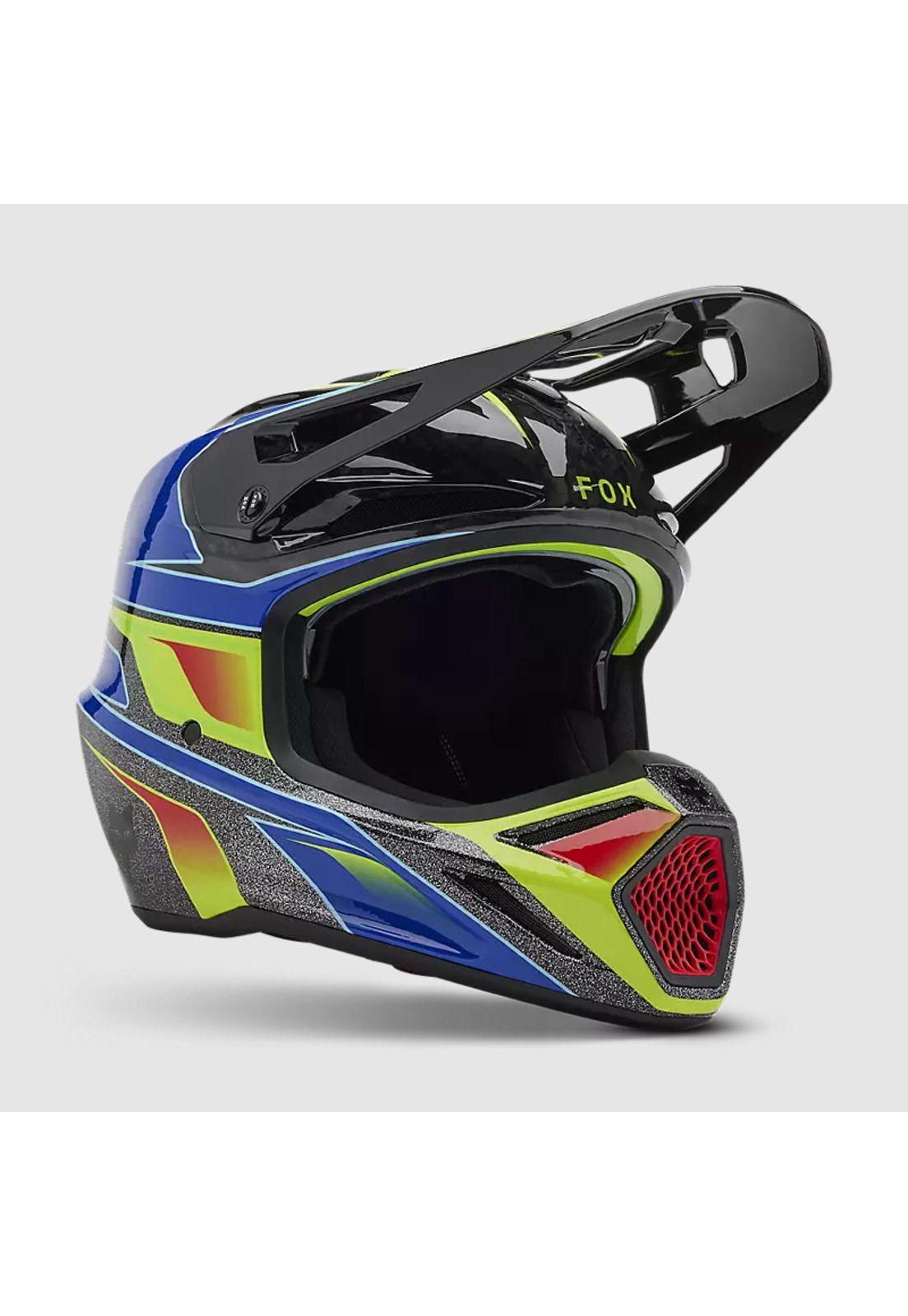 Casco Moto V3 RS Acric Multicolor Fox-0