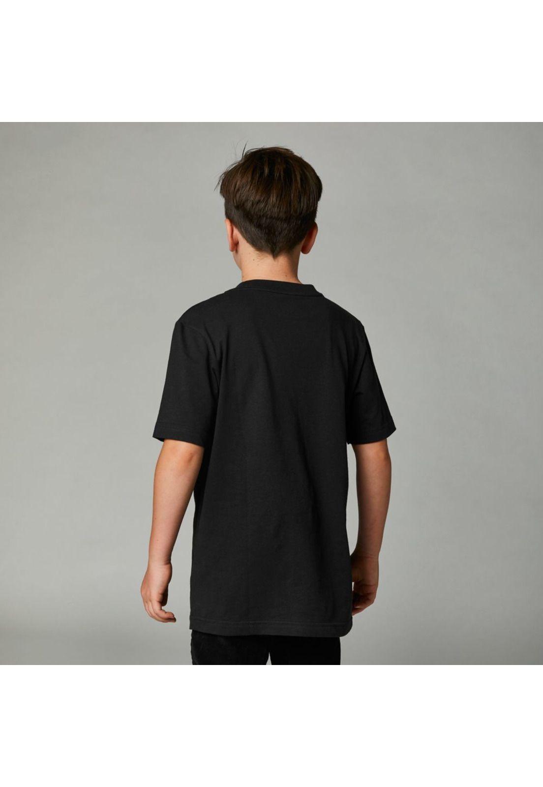 Polera Lifestyle Niño Mirer Negro Fox-1