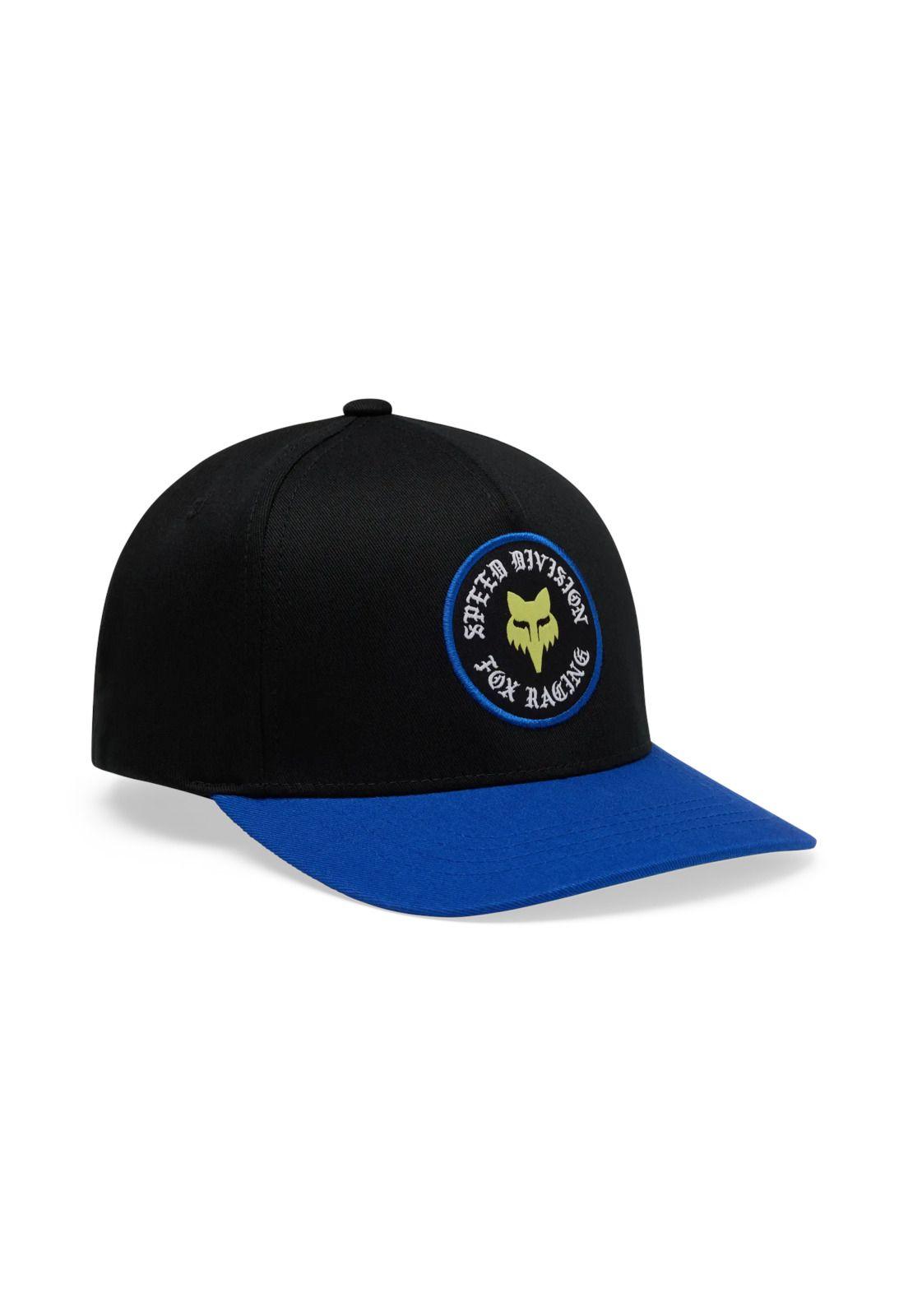 Gorro Jockey Lifestyle Badge Snapback Negro/Azul Fox-0