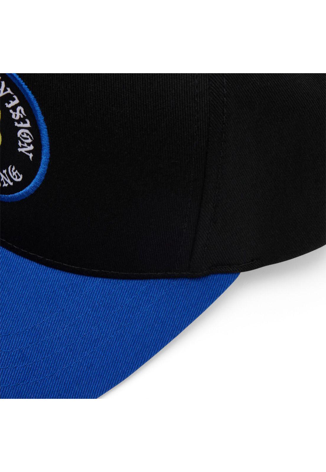 Gorro Jockey Lifestyle Badge Snapback Negro/Azul Fox-3