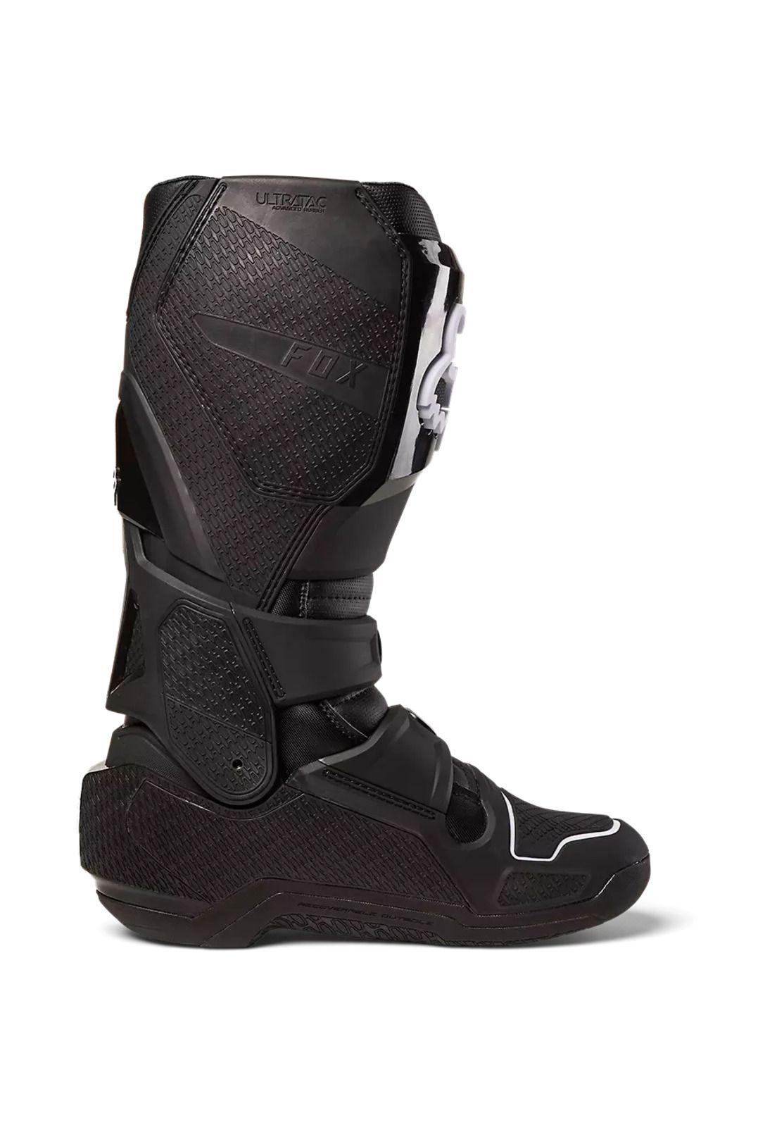 Botas Moto Instinct Negro/Blanco Fox-2