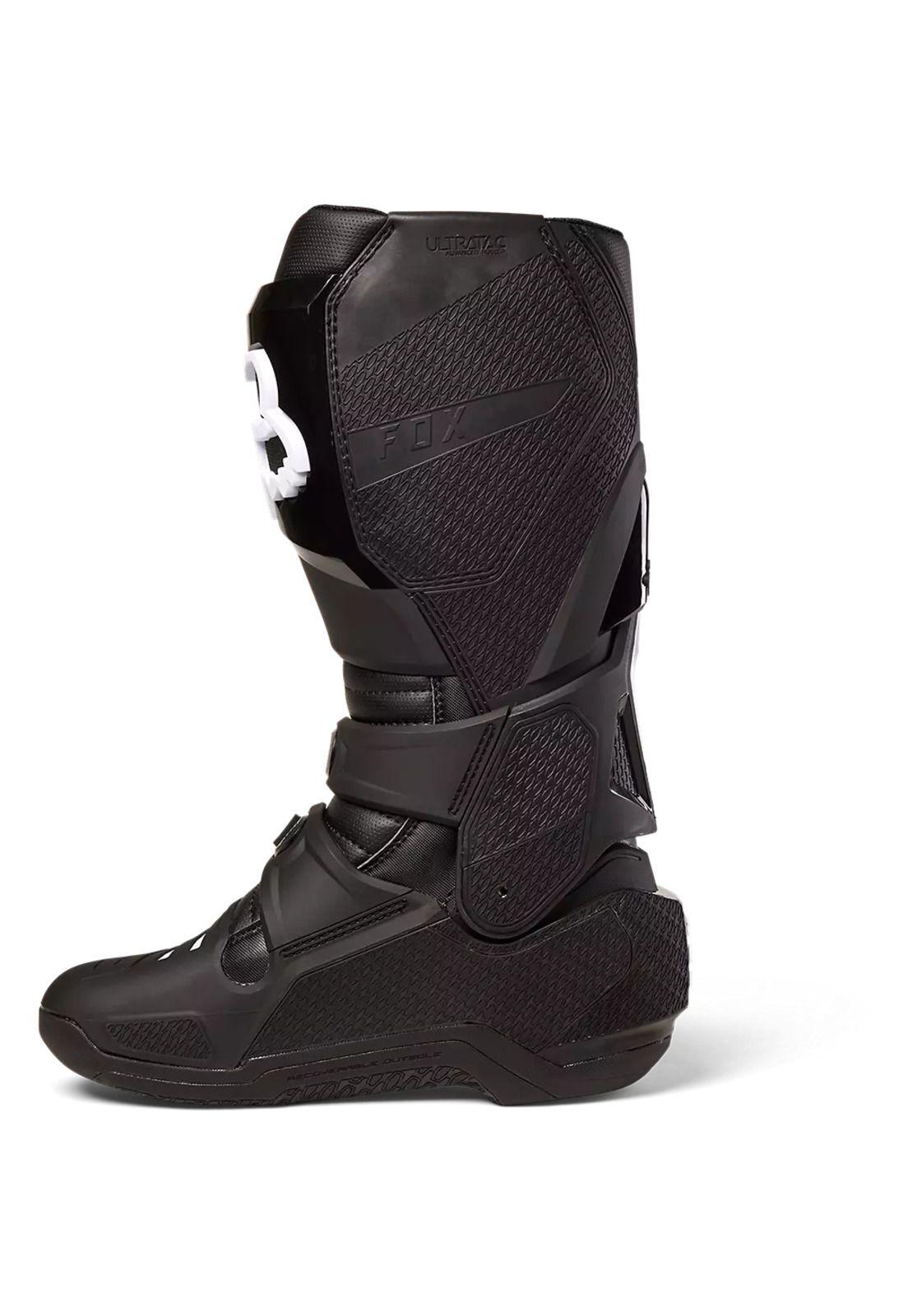 Botas Moto Instinct Negro/Blanco Fox-3