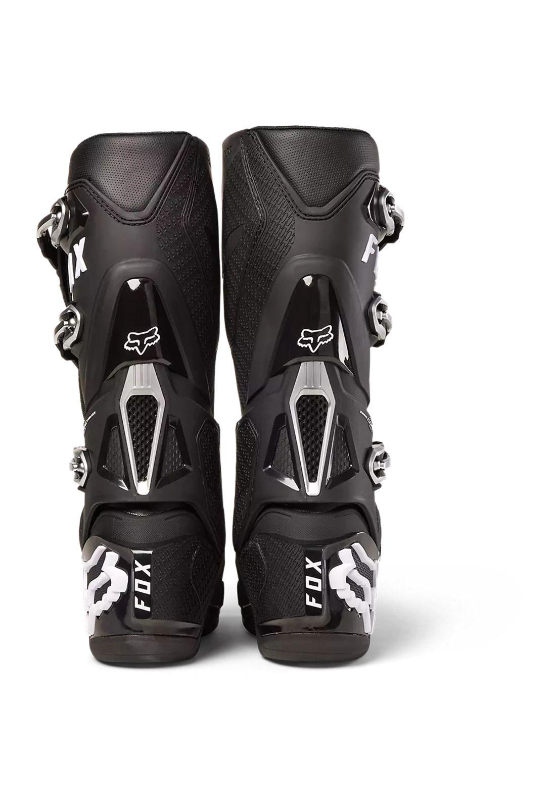 Botas Moto Instinct Negro/Blanco Fox-4