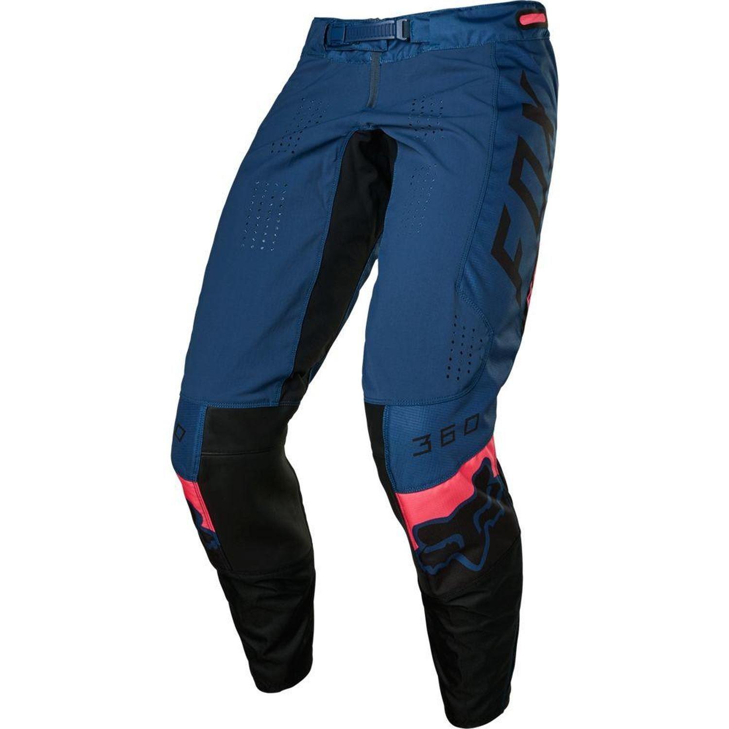 Pantalon Moto 360 Dier Azul Fox-1