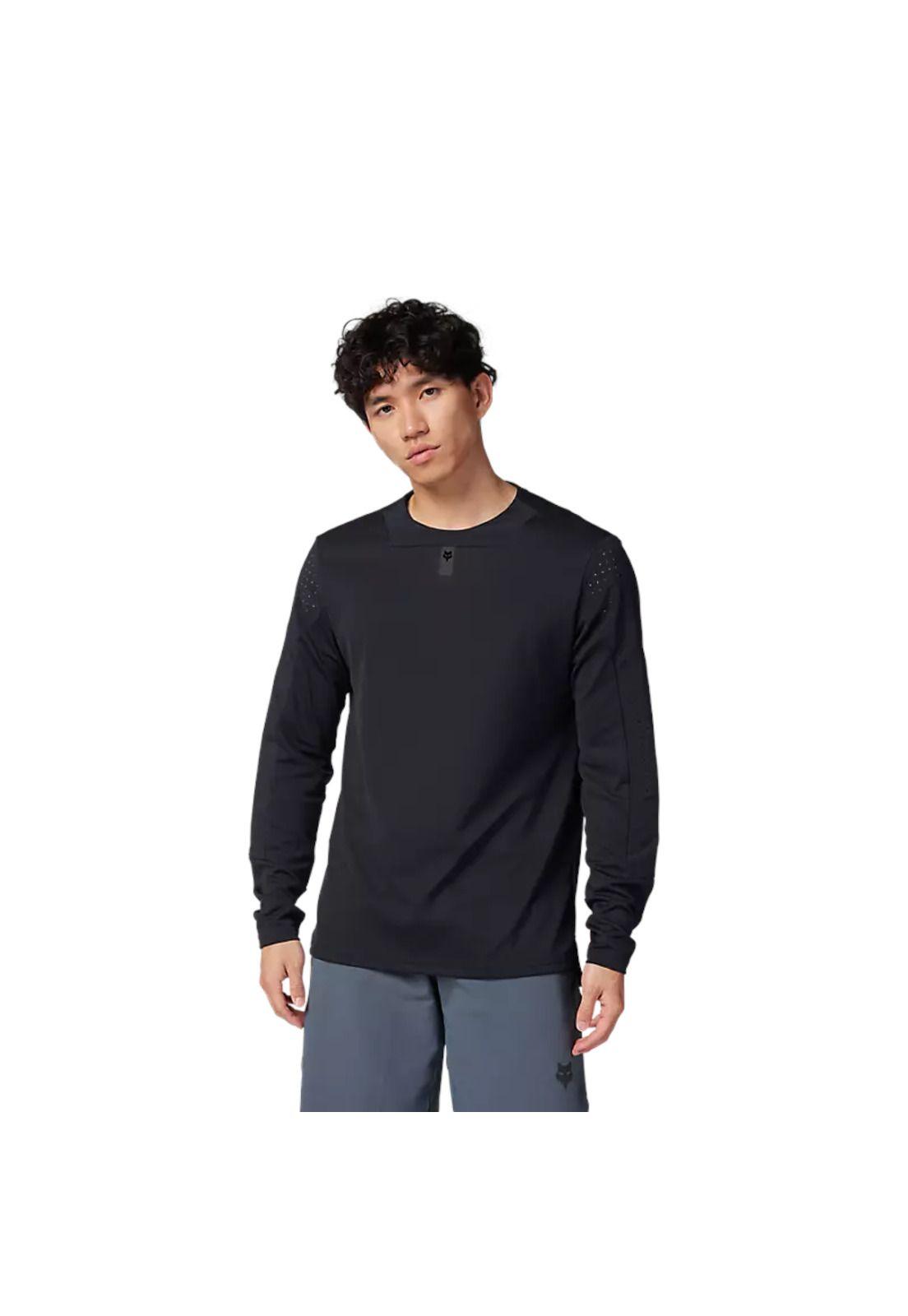 Polera Bicicleta Defend Negro Fox-2