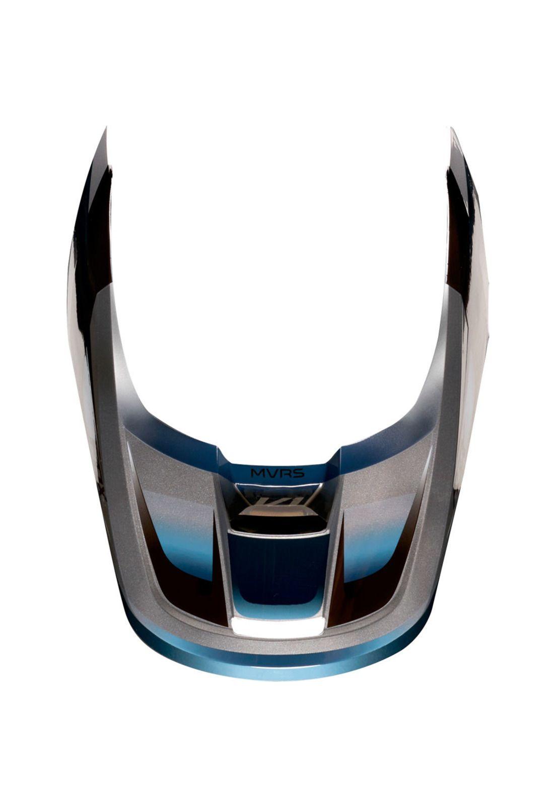 Visera Moto V1 Motif Azul Gris Fox-0