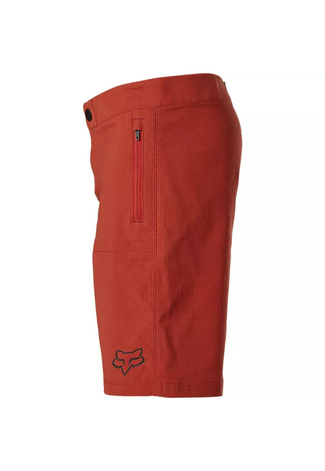 Short Bicicleta Niño Ranger con Forro Rojo Fox-3