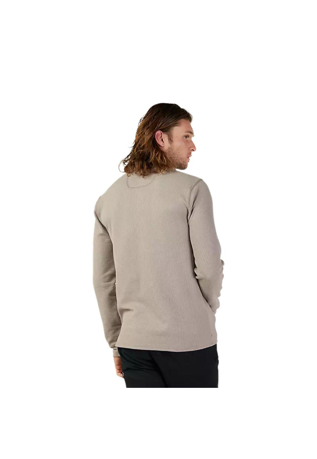 Polera Lifestyle Level Up Thermal Manga Larga Beige Fox-1