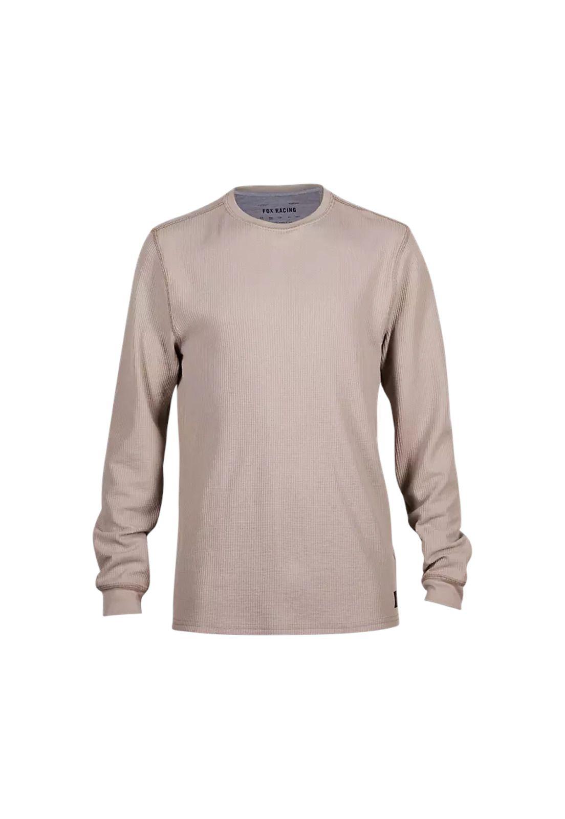 Polera Lifestyle Level Up Thermal Manga Larga Beige Fox-2