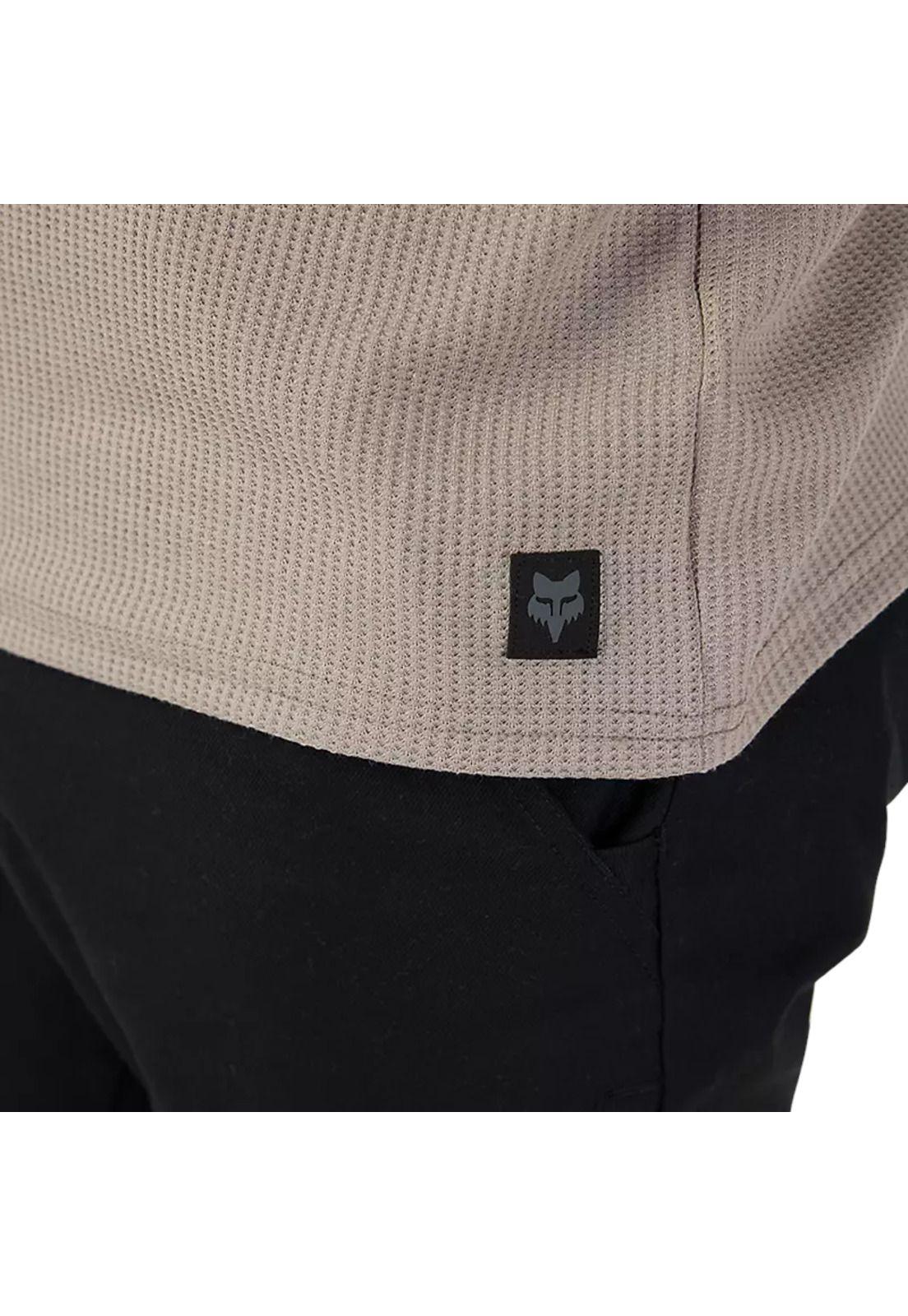 Polera Lifestyle Level Up Thermal Manga Larga Beige Fox-3