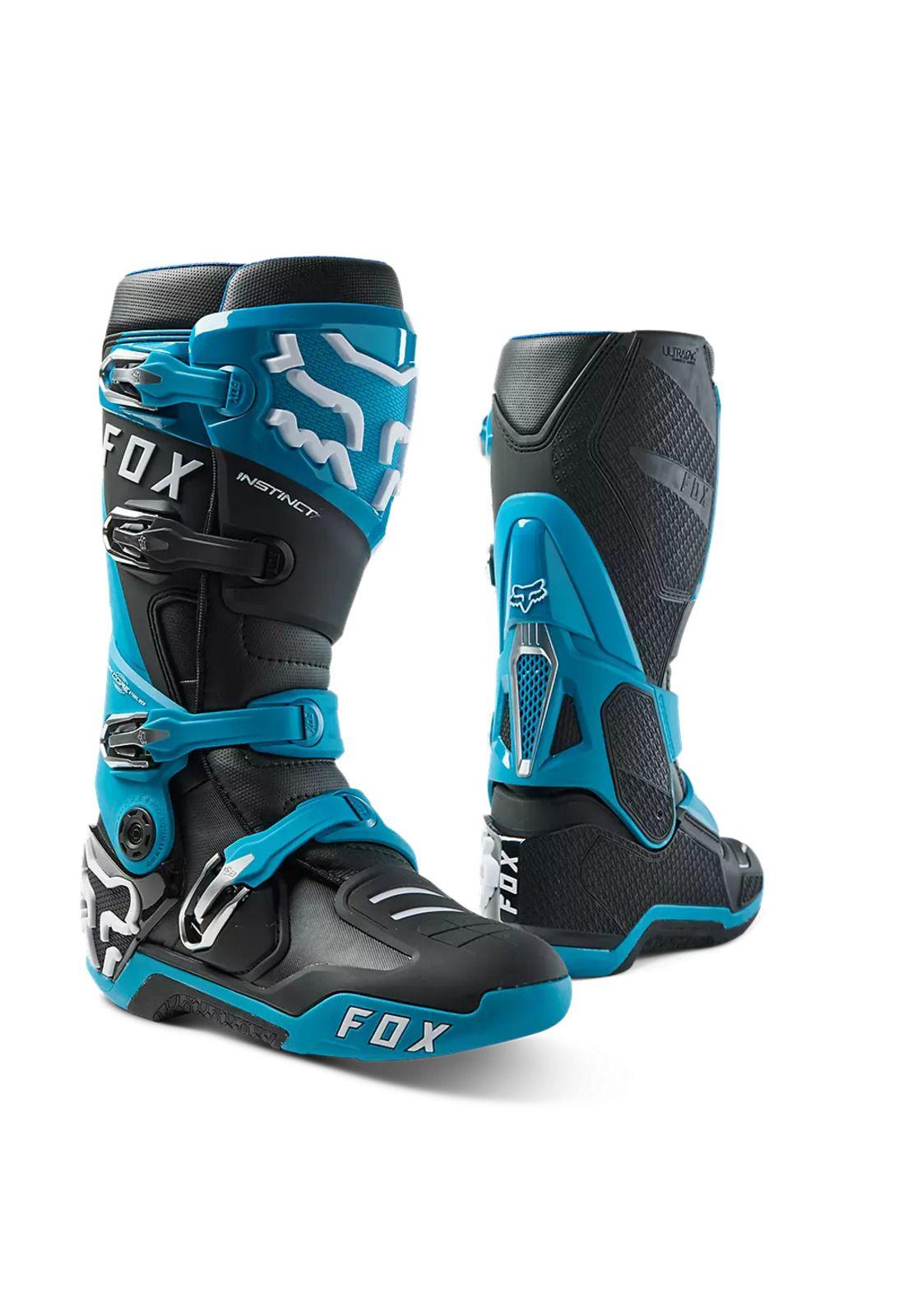 Botas Moto Instinct Azul Fox-0