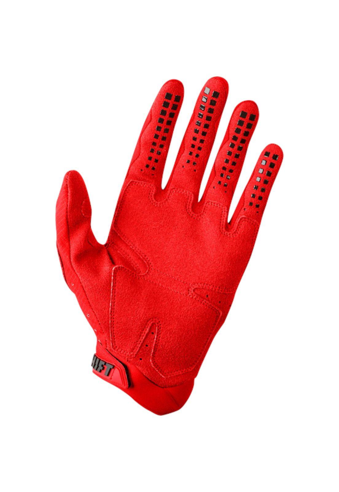 Guantes Moto Black Pro Rojo Shift-1