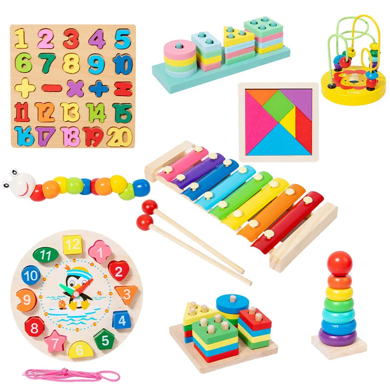PACK JUGUETES DIDACTICOS EDUCATIVOS DE MADERA MONTESSORI-3