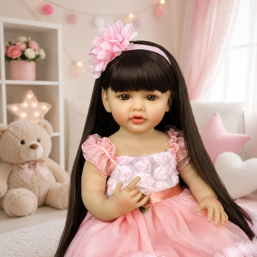 Muñeca Reborn de Silicona 55 CM-2