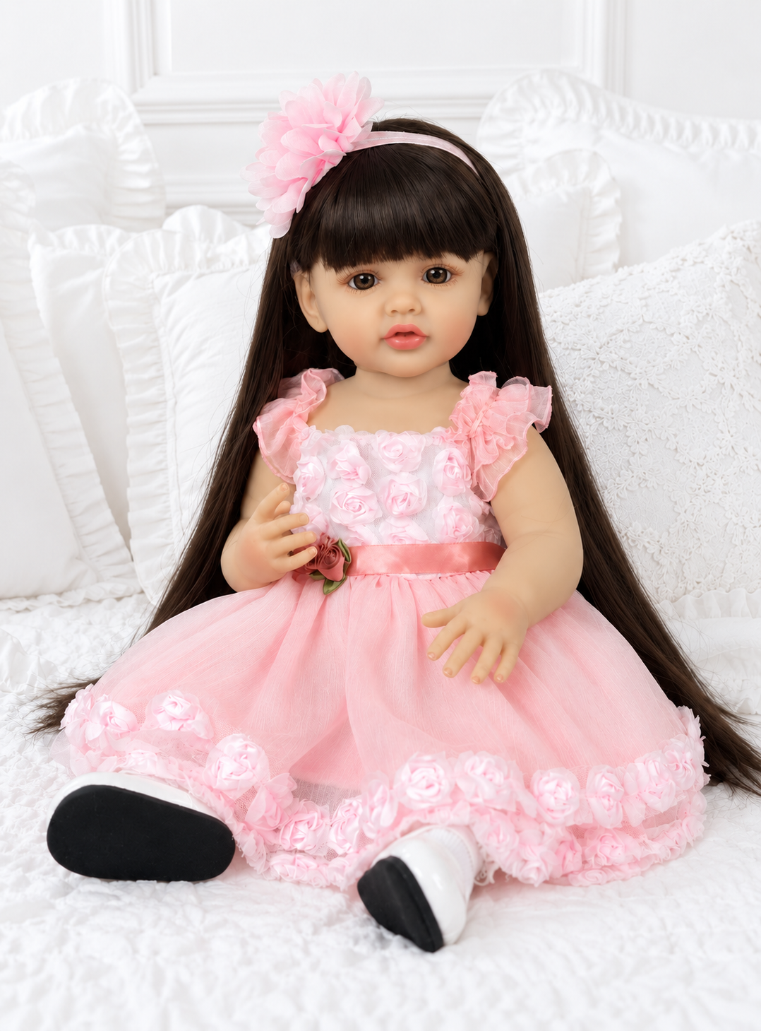 Muñeca Reborn de Silicona 55 CM-4