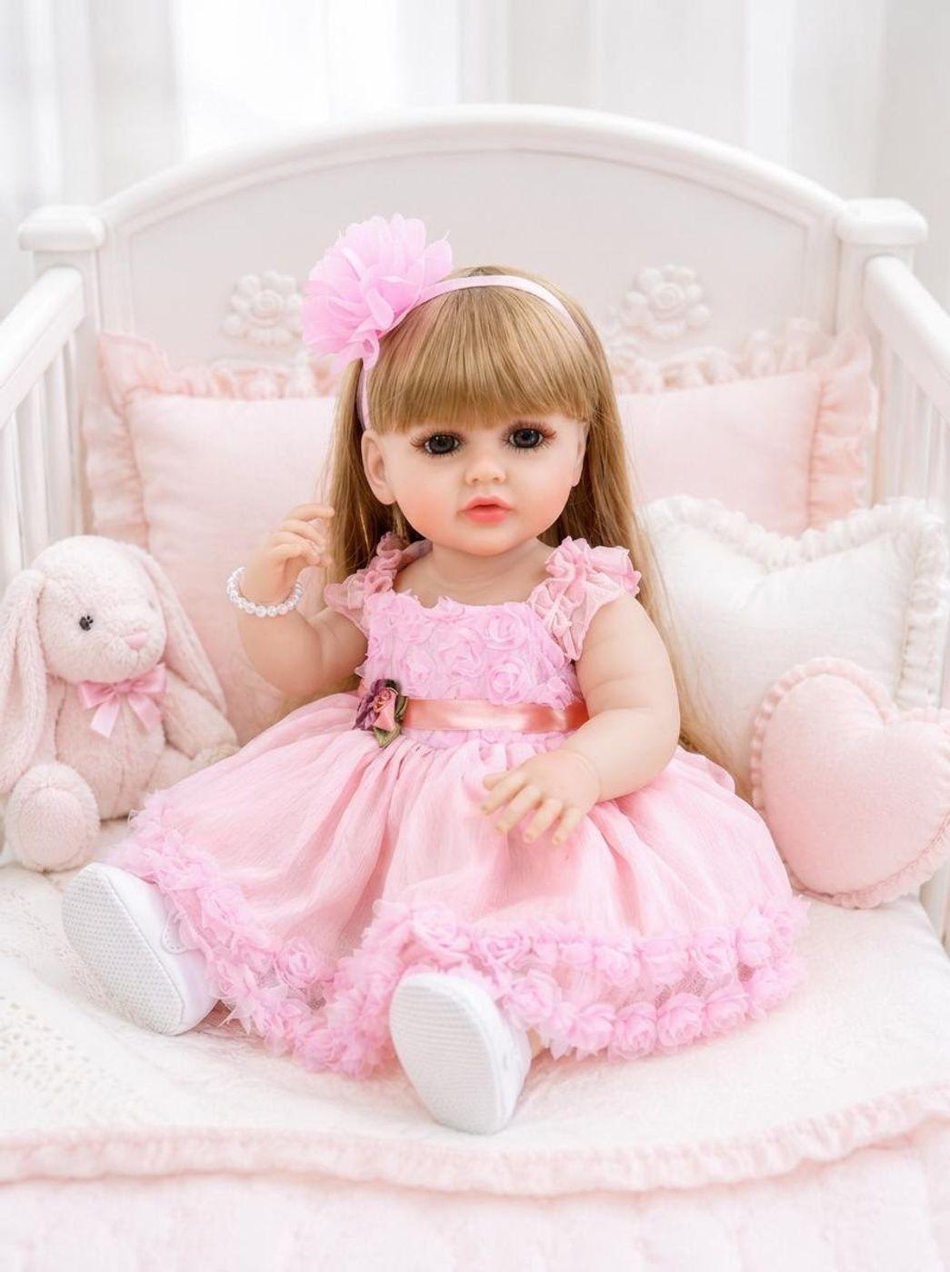 Muñeca Reborn Silicona Realista 55CM-1
