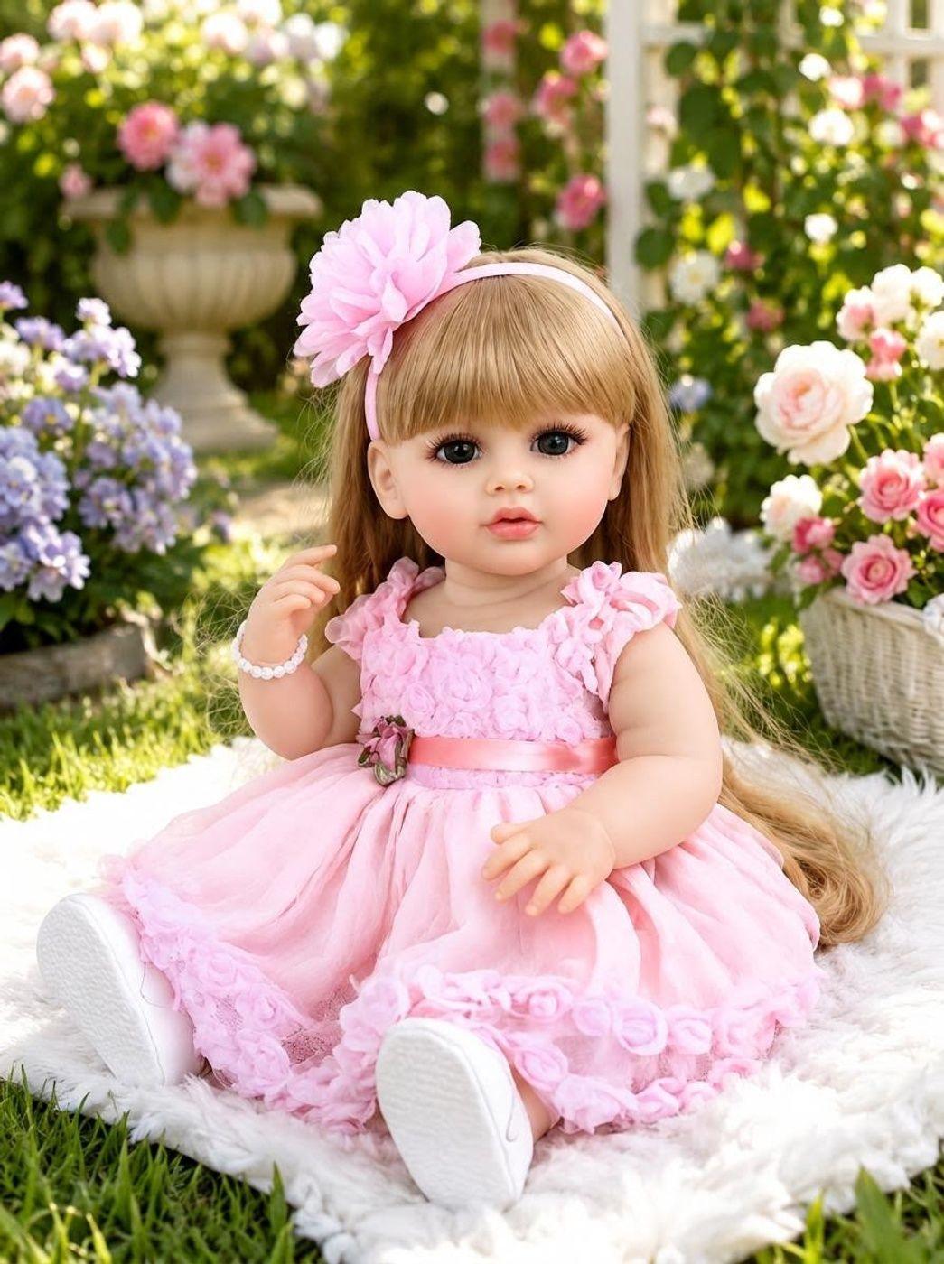 Muñeca Reborn Silicona Realista 55CM-2