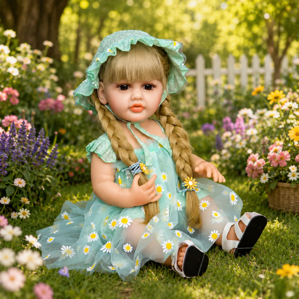 Muñeca Reborn Silicona 55CM-5