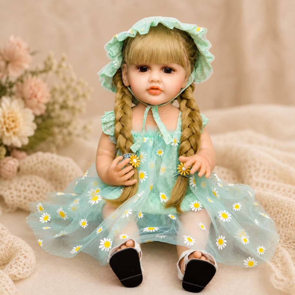 Muñeca Reborn Silicona 55CM-6
