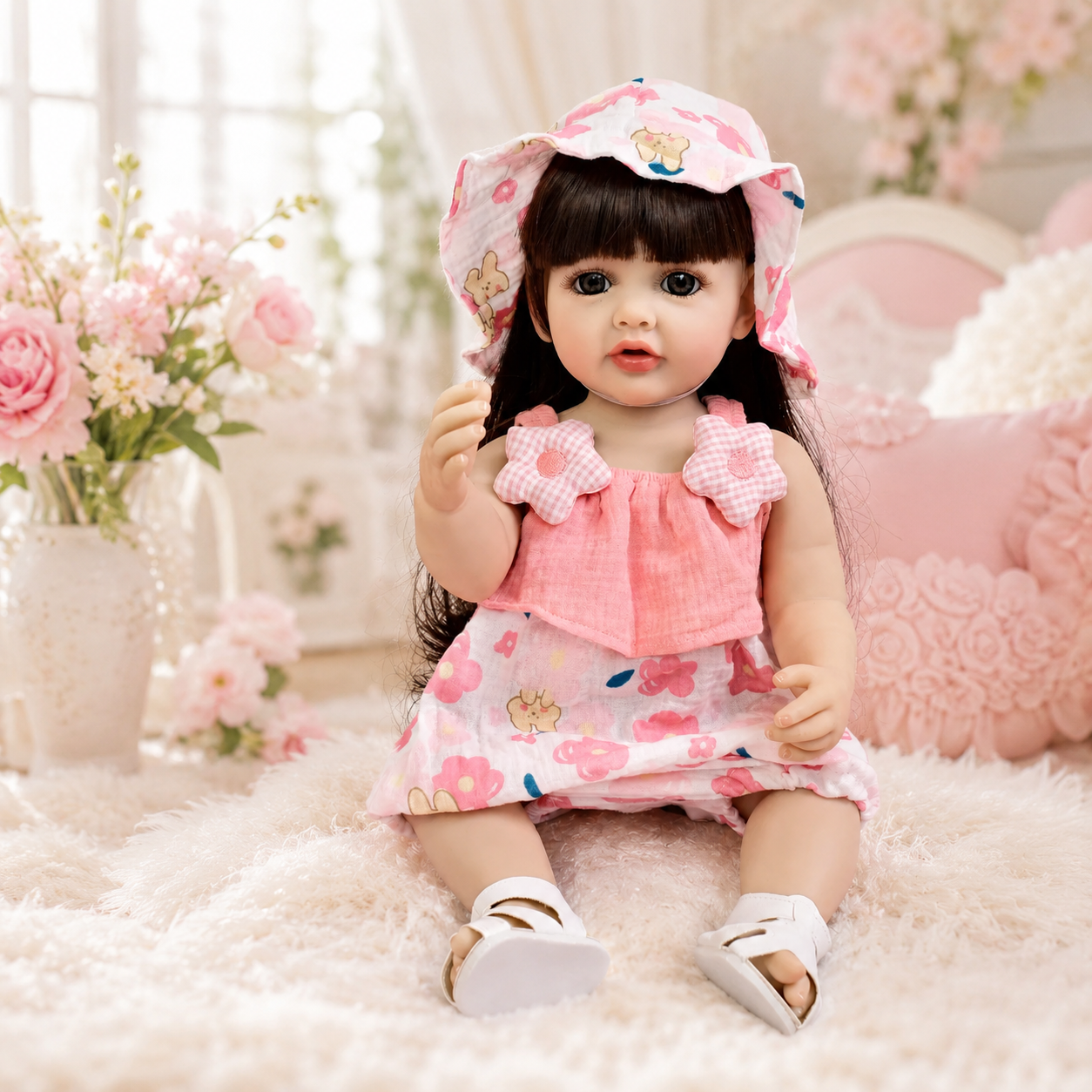Muñeca Reborn Silicona 55CM-0