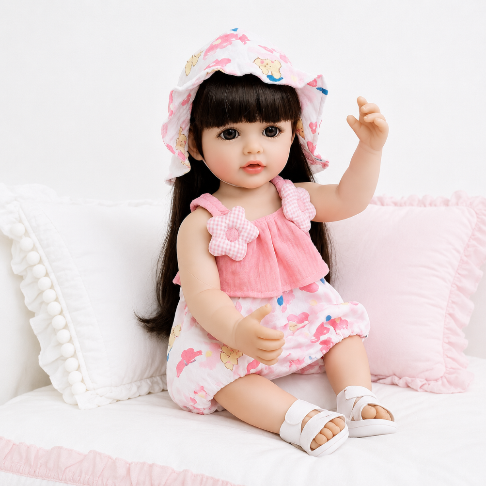 Muñeca Reborn Silicona 55CM-1