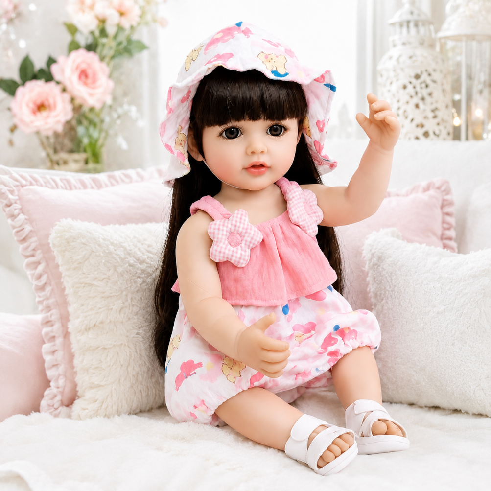 Muñeca Reborn Silicona 55CM-3