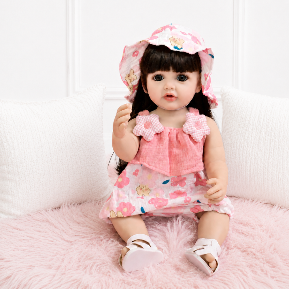 Muñeca Reborn Silicona 55CM-4