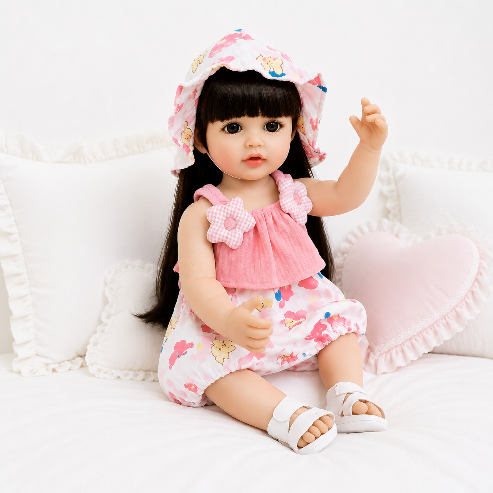 Muñeca Reborn Silicona 55CM-5