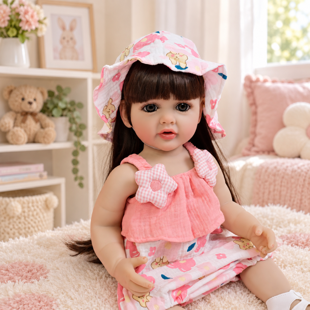 Muñeca Reborn Silicona 55CM-6