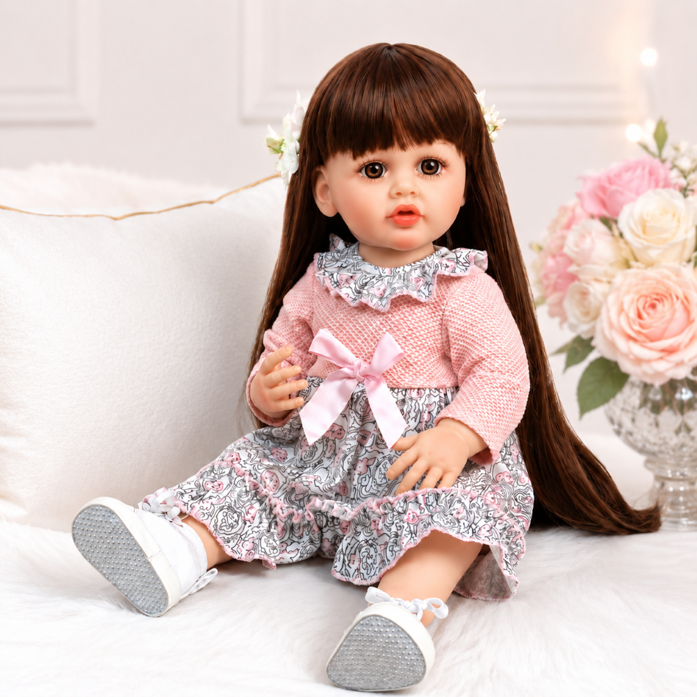 Muñeca  Reborn de Silicona 55 CM-1
