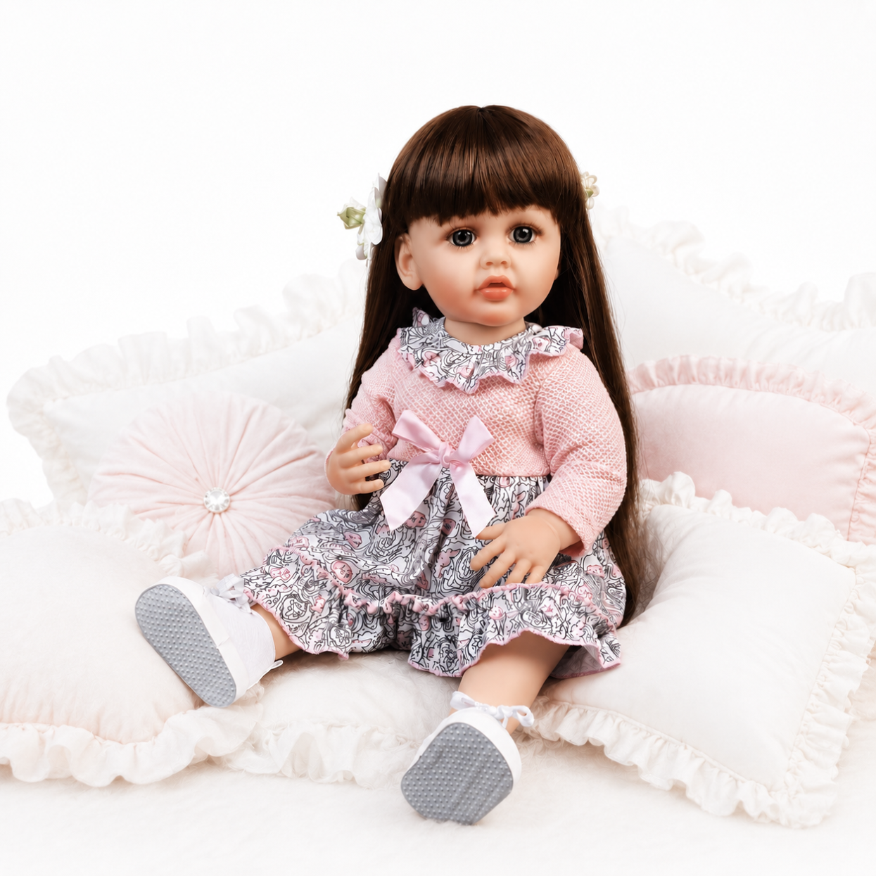 Muñeca  Reborn de Silicona 55 CM-2
