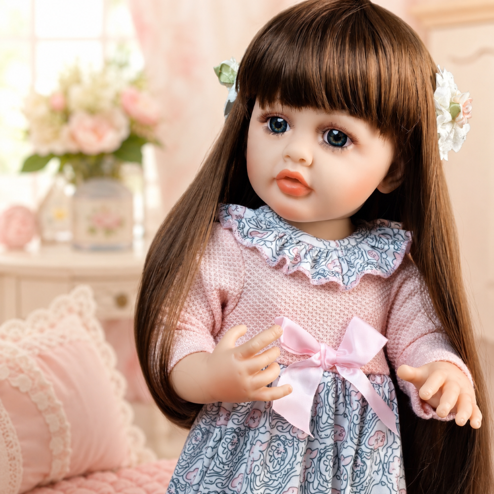 Muñeca  Reborn de Silicona 55 CM-3