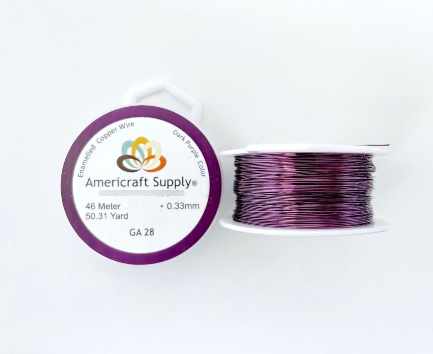 Alambre Para Bisutería Americraft Supply Calibre 28 Colores-0