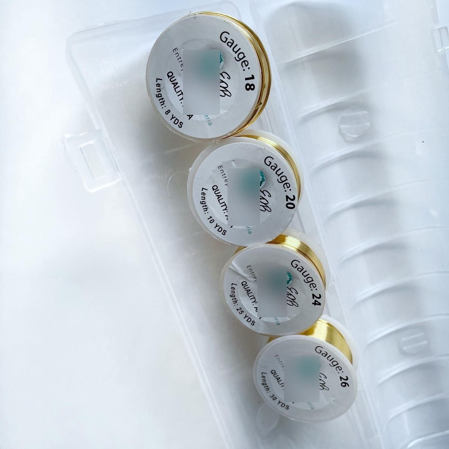 Kit De Alambres Para Bisutería Epb Dorado Oscuro-0
