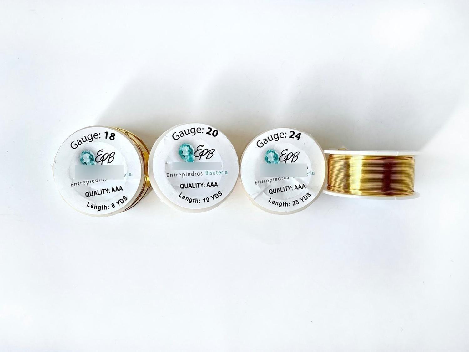 Kit De Alambres Para Bisutería Epb Dorado Oscuro-2