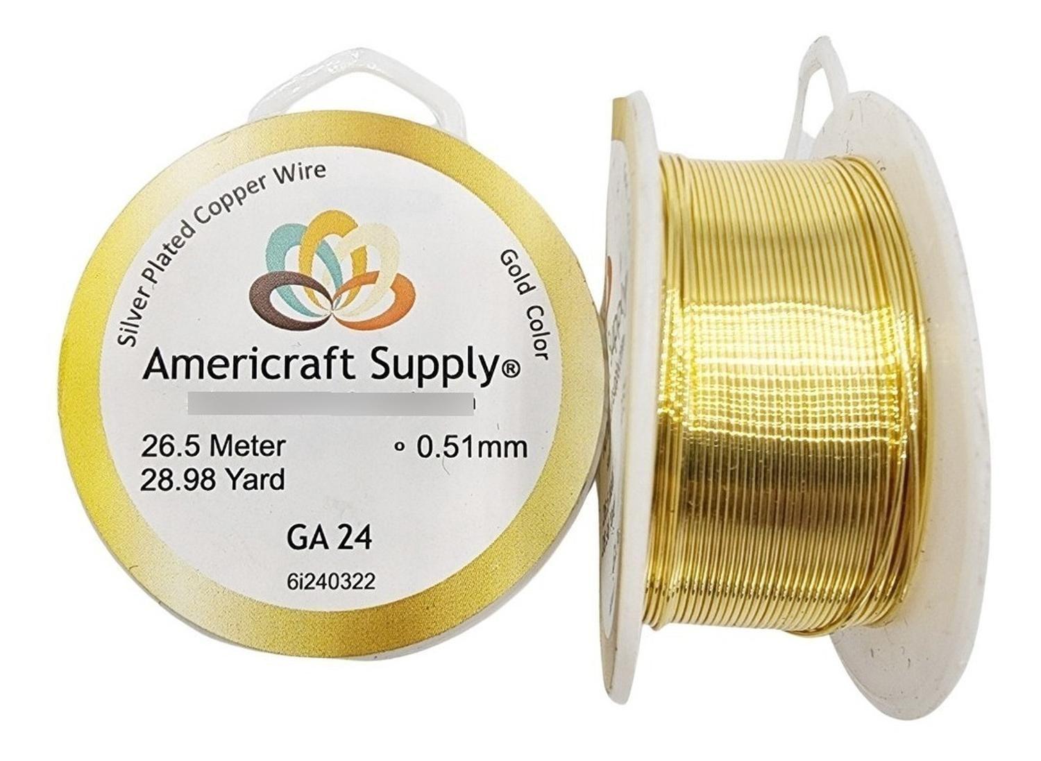 Alambre Para Bisutería Americraft Supply Calibre 24-0