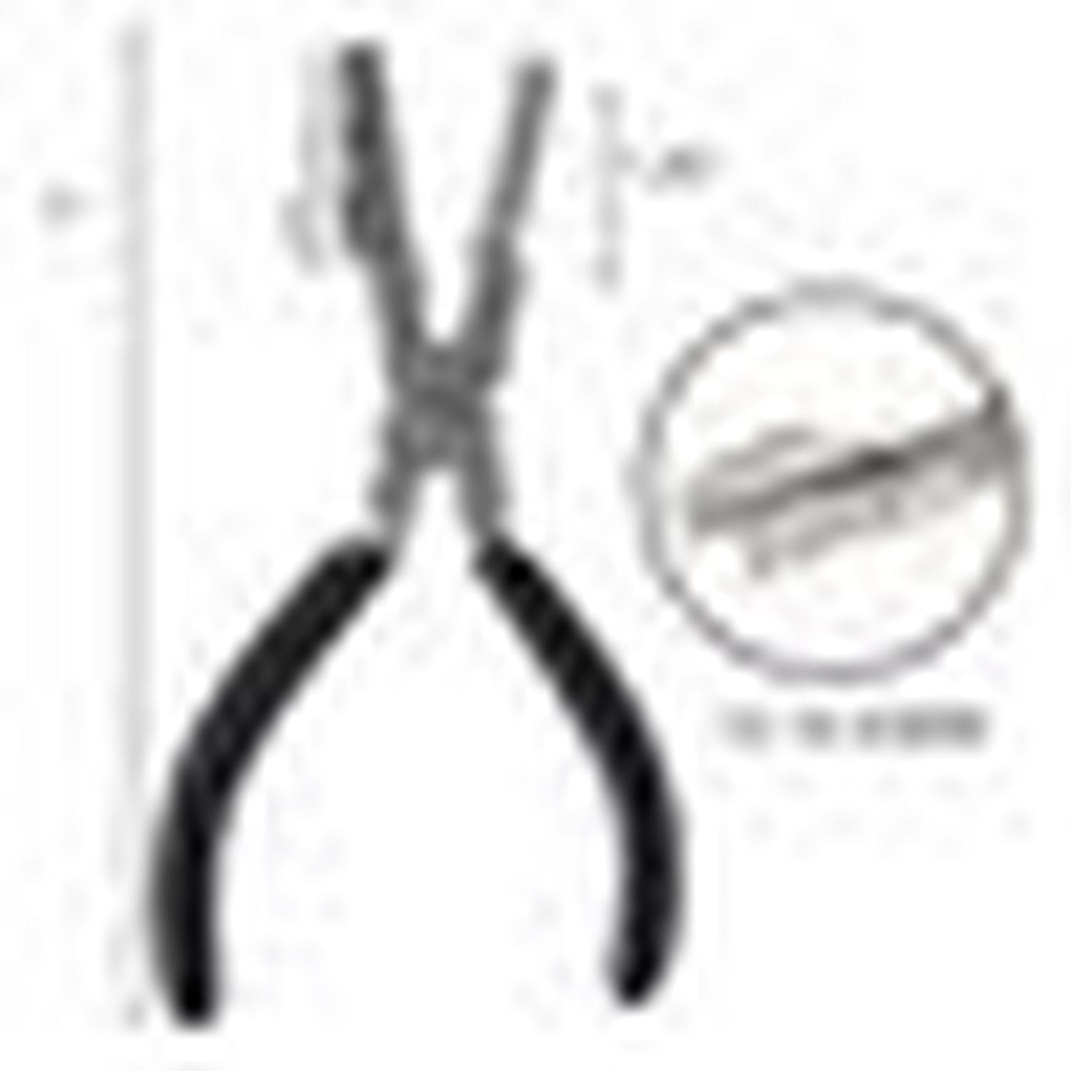 Pinza Tipo Mandril Redonda Beadsmith Pl46.-2
