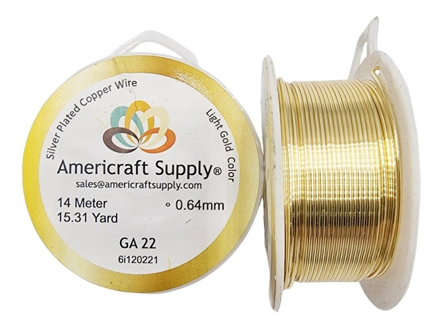 Alambre Para Bisutería Americraft Supply Calibre 22-0