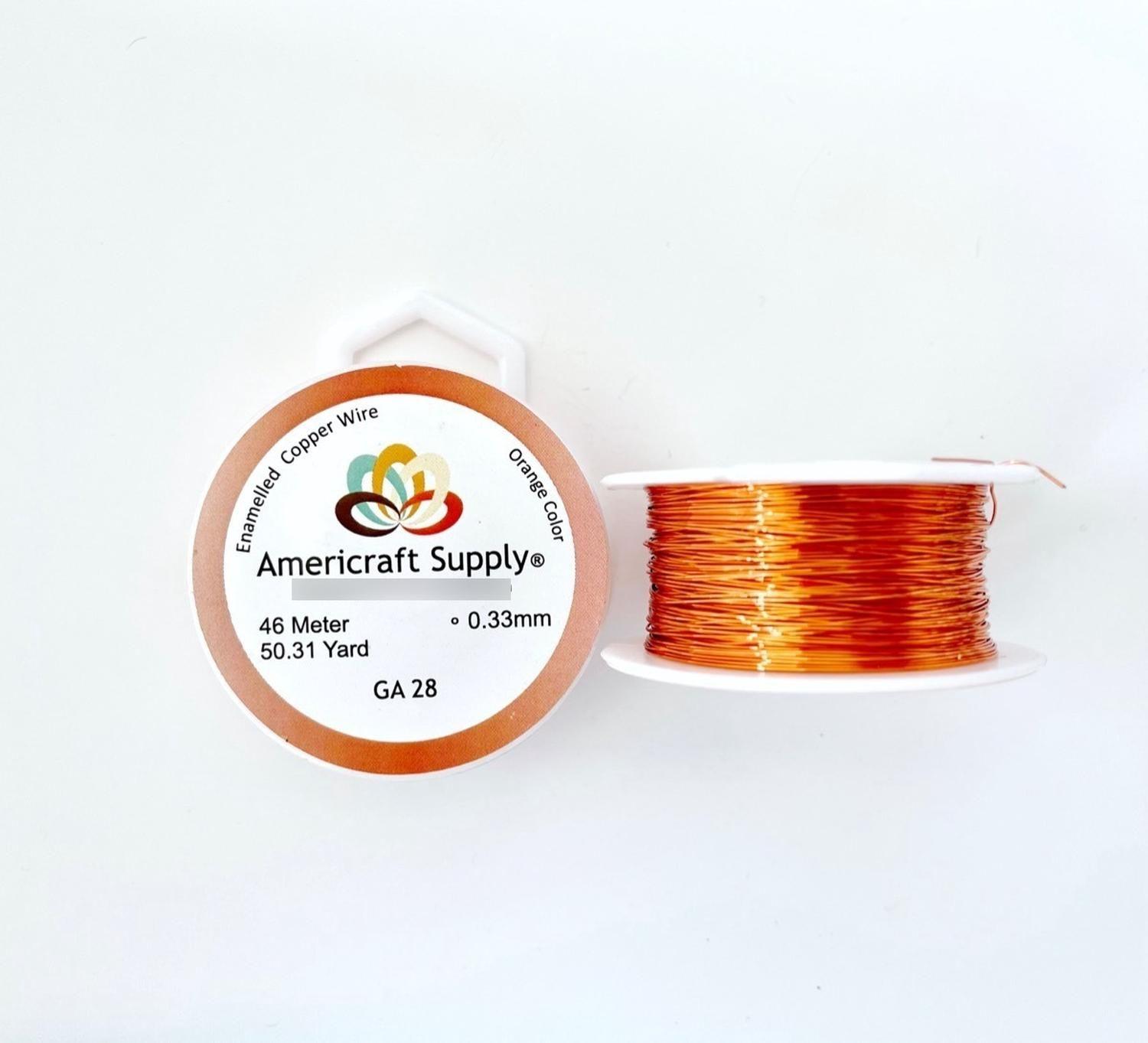 Alambre Para Bisutería Americraft Supply Calibre 28 Colores-0