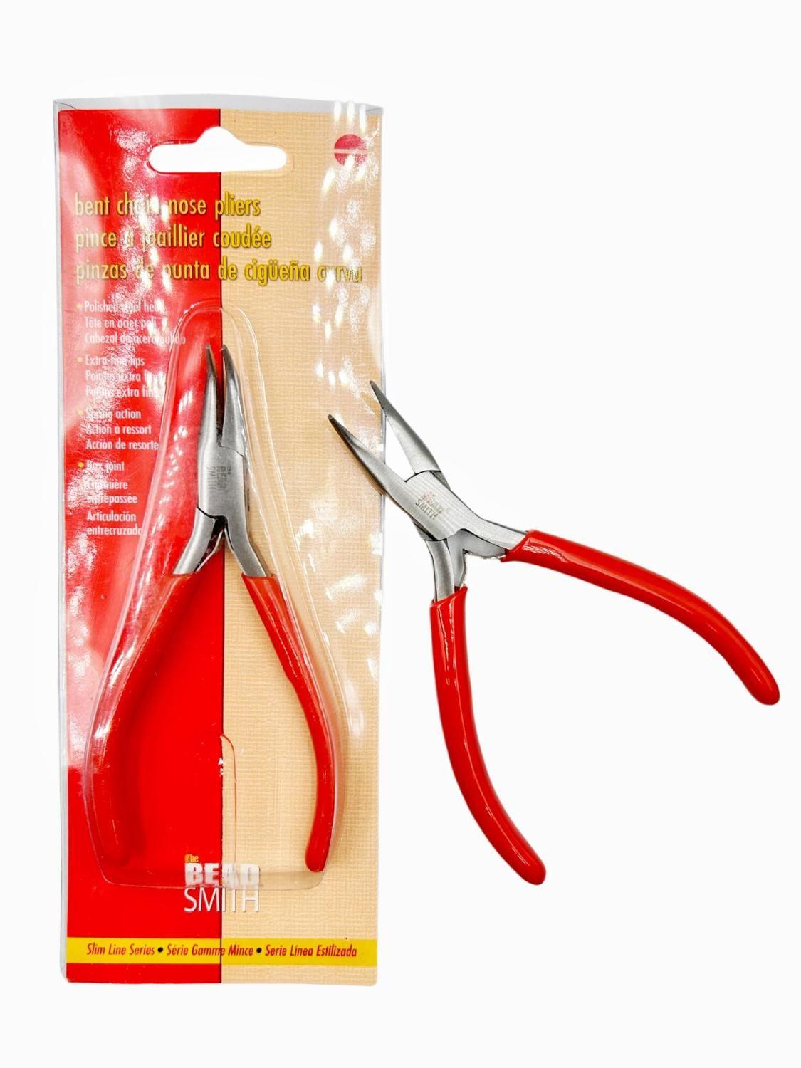 Pinza Para Bisutería Punta Curva Beadsmith Pl718-0