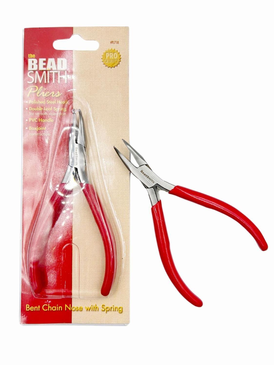 Pinza Para Bisutería Punta Curva Beadsmith Pl718-1