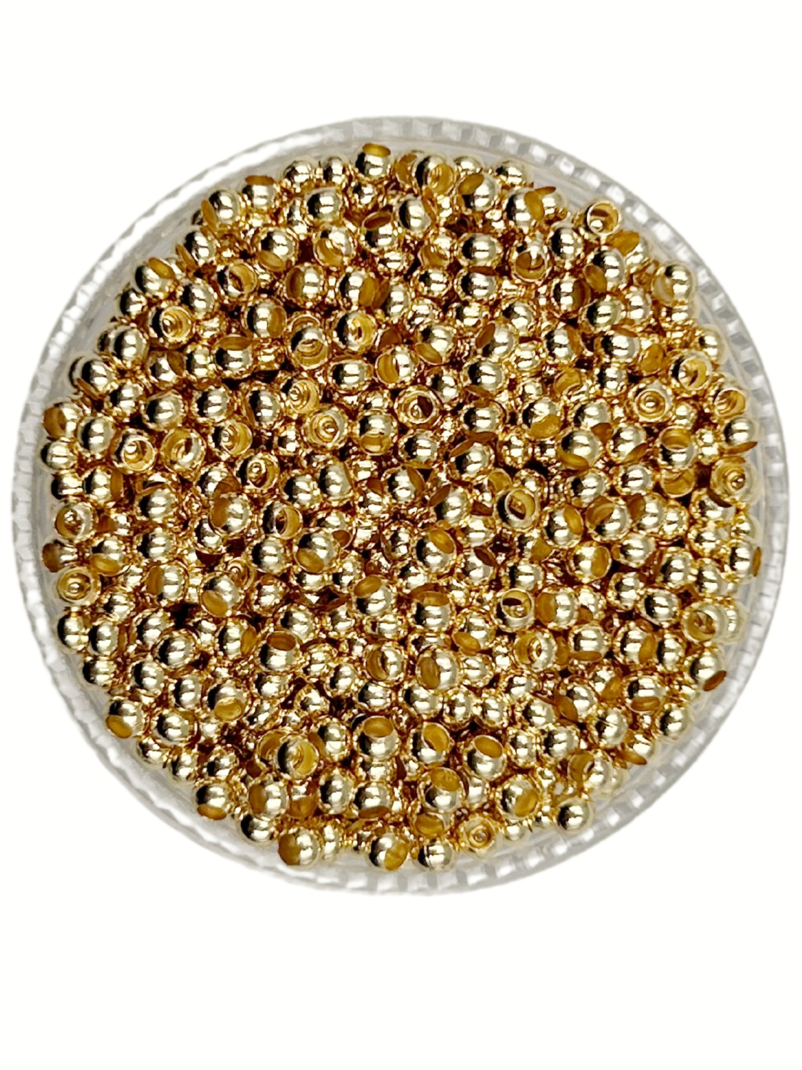 Balines Pequeños Para Bisutería De Baño De Oro 5gr-2
