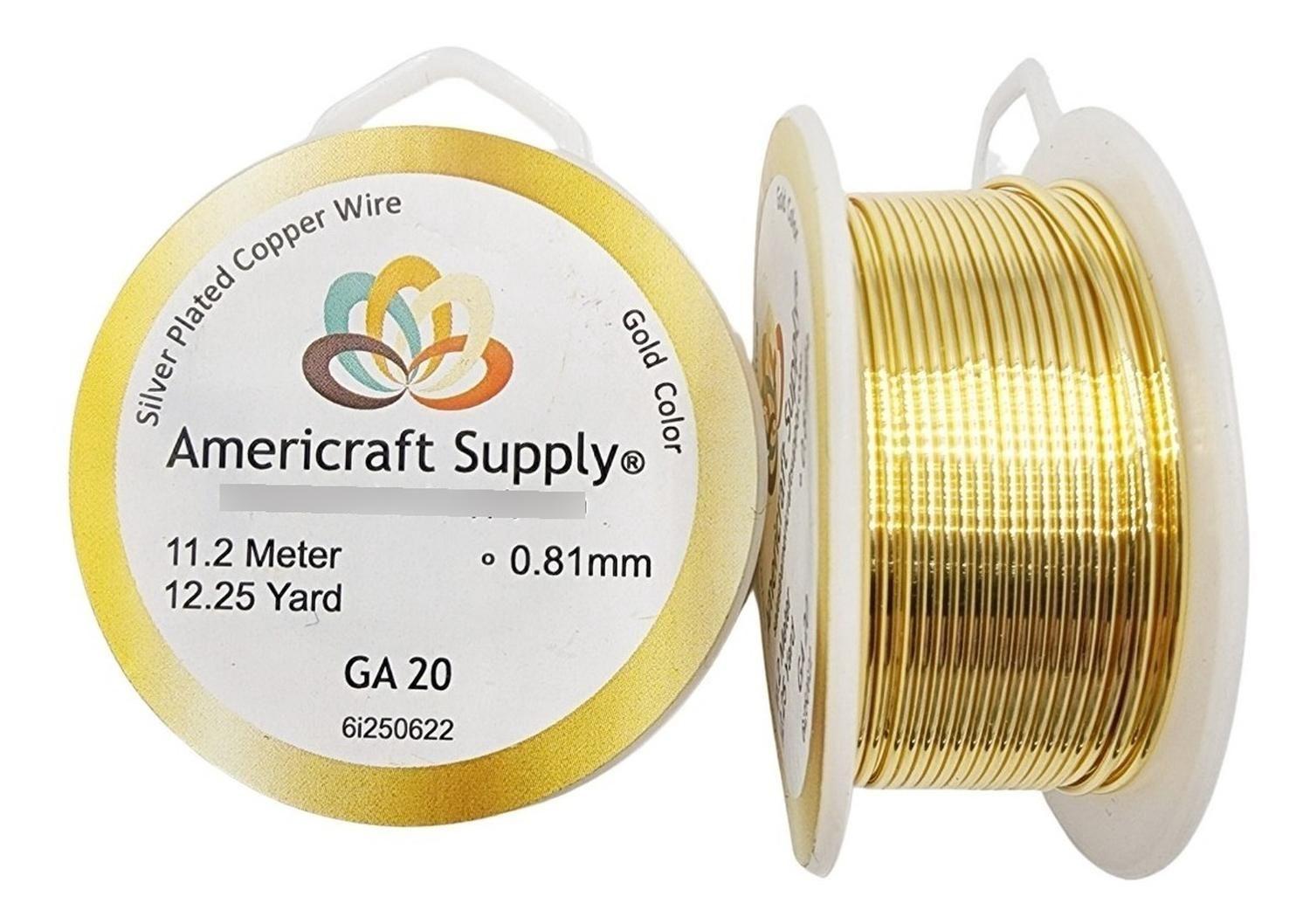 Alambre Para Bisutería Americraft Supply Calibre 20-0