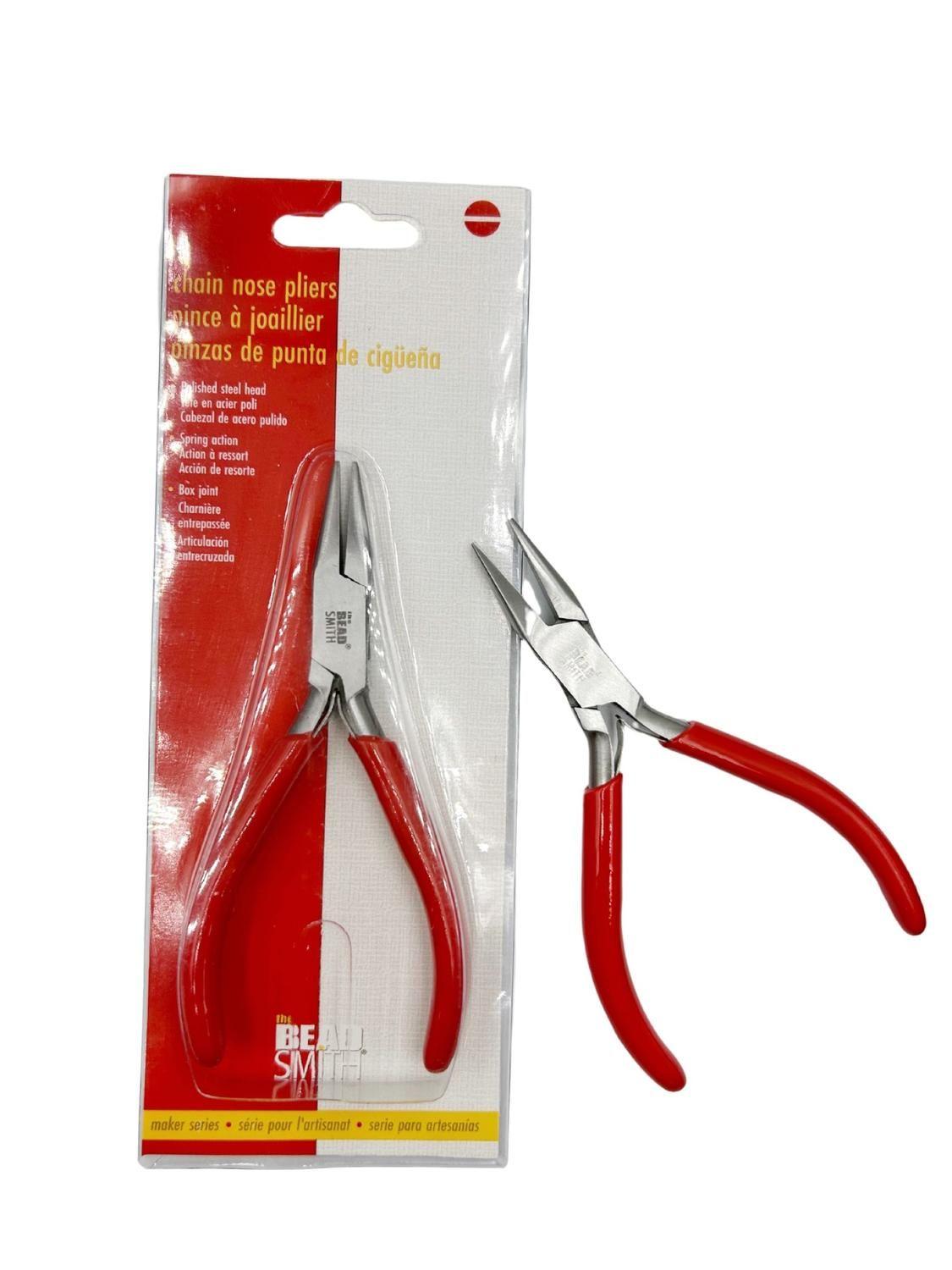 Pinza Para Bisuteria Punta Plana Beadsmith-0