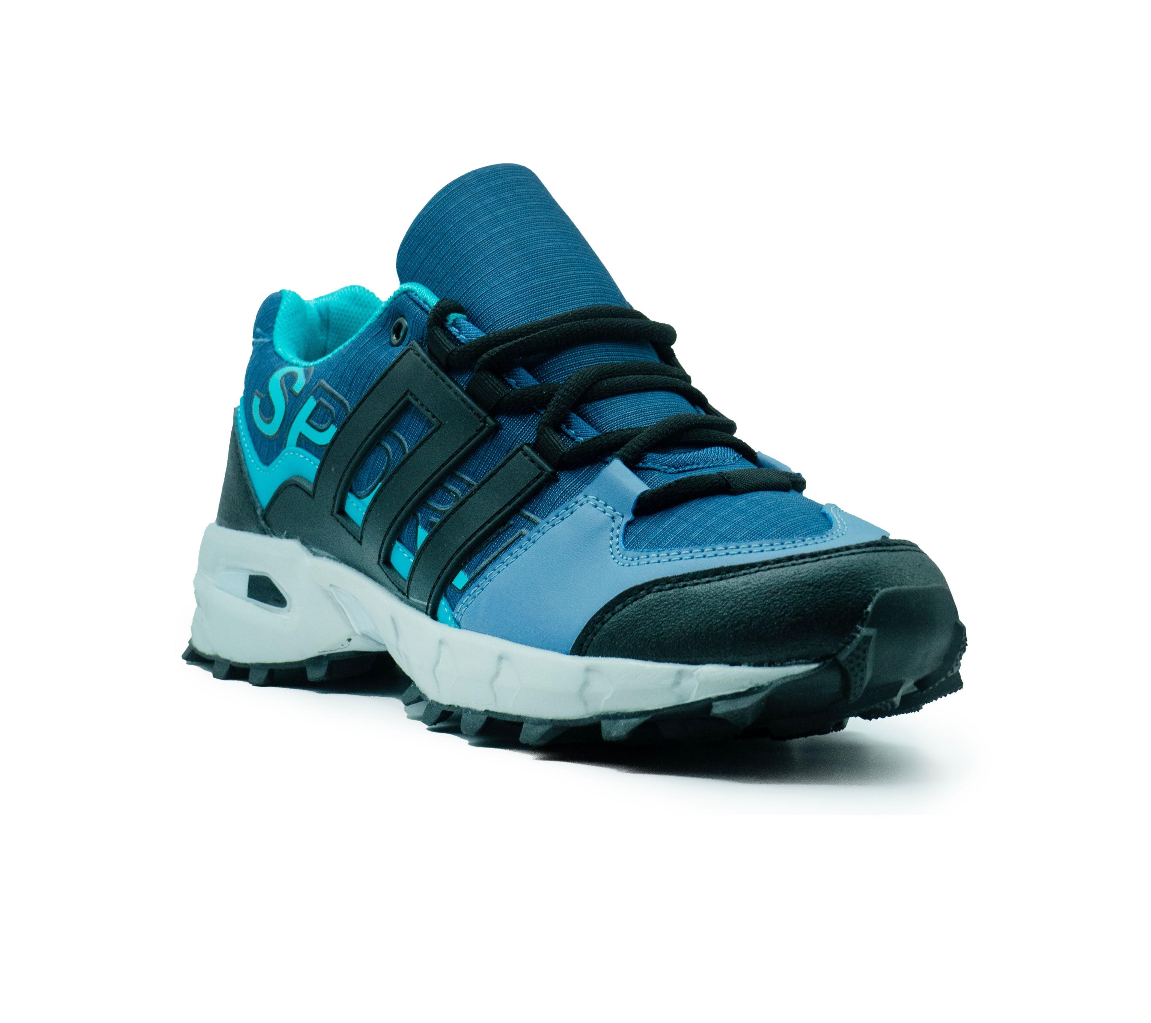 Zapatilla De Trekking Deportiva Hombre Blue-1