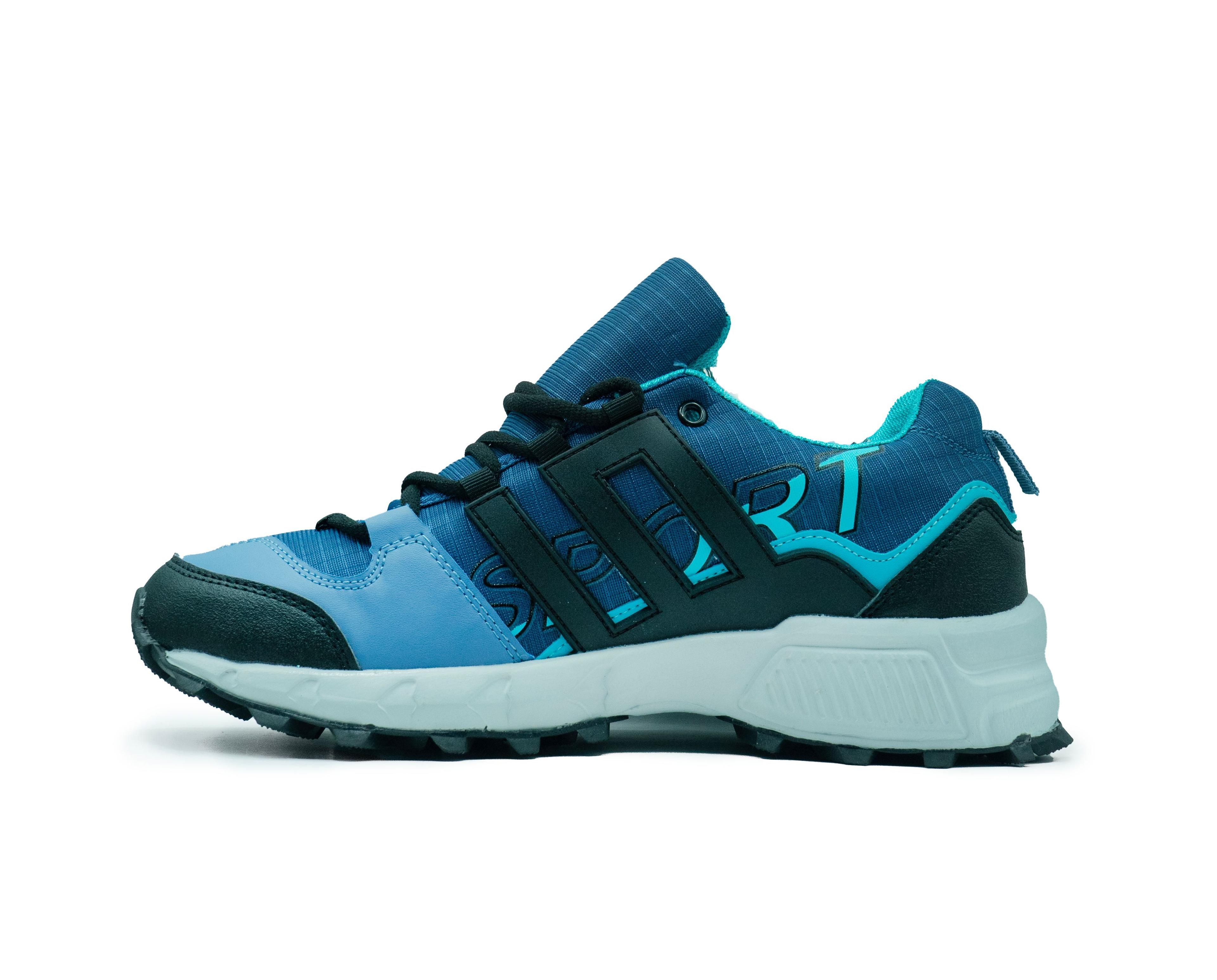 Zapatilla De Trekking Deportiva Hombre Blue-2