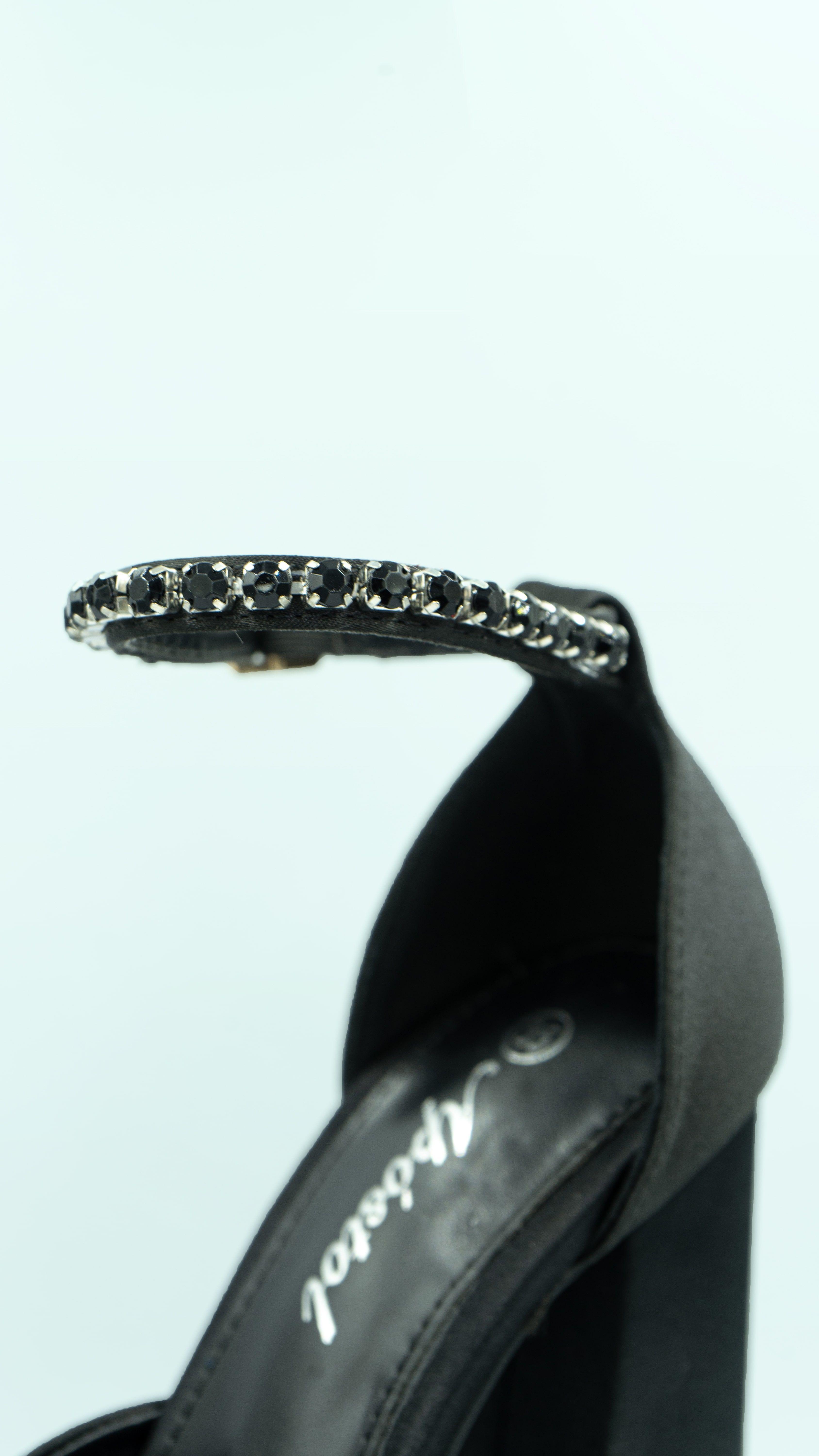 Zapatos Tacones Alto Para Fiesta Mujer Plataforma Negro-2